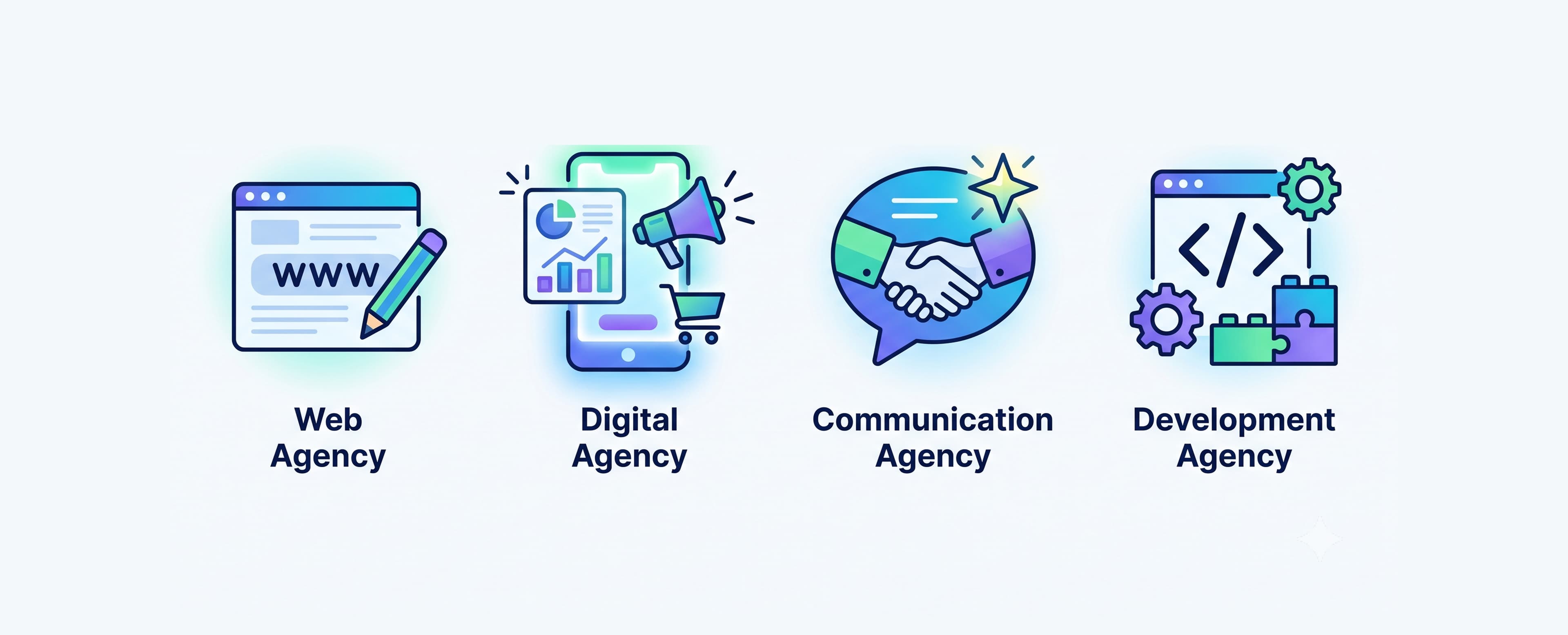 Web Agency, Digital Agency in Morocco, Communication Agency or Development Agency: What's the Difference?